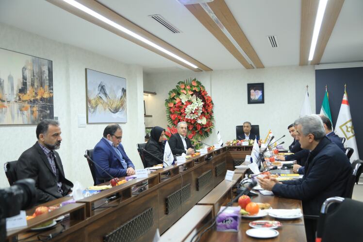 بازدید مدیرعامل محترم بانک صنعت و معدن و هیئت مدیره همراه از شرکت اکسیکو